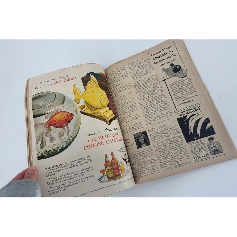 1945 FEBRUARY REDBOOK MAGAZINE - NEVER‎ LET ME GO - SP 6257B